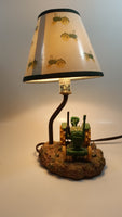 1999 John Deere Green Resin Tractor 12" Tall Table Lamp Light