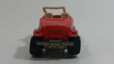 2000 Hot Wheels World Tour Roll Patrol Jeep CJ Trailbuster Red Die Cast Toy Car Vehicle