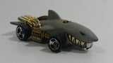 2007 Hot Wheels Street Beasts Sharkruiser Flat Grey Die Cast Toy Car Shark Shaped Vehicle - 3SP