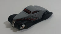2008 Hot Wheels All Stars Swoop Coupe Grey Die Cast Toy Low Rider Hot Rod Car Vehicle