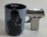 Verdici Designs "My Name is..." Purple Chrome PP7 Handle Ceramic Coffee Mug Cup