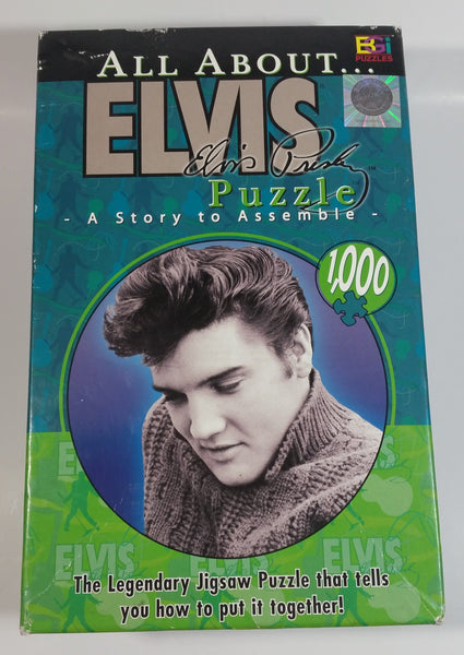 2004 BGI EPE All About Elvis Presley "A Story To Assemble" 1026 Piece Jigsaw Puzzle With Box