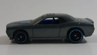 2009 Hot Wheels Muscle Mania '08 Dodge Challenger SRT8 Metalflake Dark Grey Die Cast Toy Car Vehicle