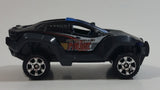 2015 Matchbox MBX Heroic Rescue / Power Grabs Crime Crusher 4x4 Black Die Cast Toy Police Cop Car Emergency Response Vehicle