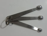Pinch, Smidgen, Dash Metal Measuring Spoons Set of 3