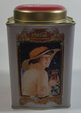 Drink Coca-Cola The Year Round Drink Themed White Tin Metal Container