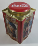 Drink Coca-Cola The Year Round Drink Themed Red Tin Metal Container