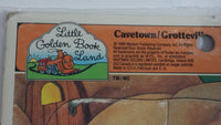 1989 Whitman Western Publishing Company Little Golden Book Land "Cavetown" Tray Puzzle
