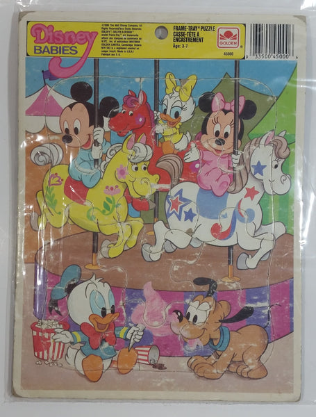 1986 Whitman Golden Limited The Walt Disney Company "Disney Babies" Frame Tray Puzzle