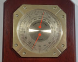 Vintage Taylor Wood Case Hygrometer and Barometer Weather Station Made in Japan