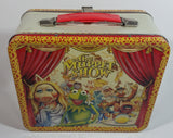 2012 Loungefly Disney The Muppet Show Embossed Yellow and Red Tin Metal Lunch Box