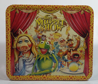 2012 Loungefly Disney The Muppet Show Embossed Yellow and Red Tin Metal Lunch Box