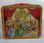 2012 Loungefly Disney The Muppet Show Embossed Yellow and Red Tin Metal Lunch Box