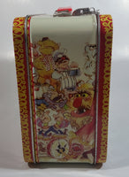 2012 Loungefly Disney The Muppet Show Embossed Yellow and Red Tin Metal Lunch Box