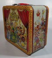 2012 Loungefly Disney The Muppet Show Embossed Yellow and Red Tin Metal Lunch Box