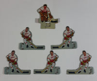 Vintage 1960s 1970s Coleco Eagle Table Hockey Detroit Red Wings NHL Ice Hockey Metal Players Full Set