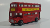 Route Master Double Decker Bus Red Die Cast Toy Car Vehicle