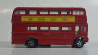 Route Master Double Decker Bus Red Die Cast Toy Car Vehicle