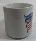 U.S. Army Military Operation Desert Storm Iraq Persian Gulf War Yellow Ribbon Waving Flag White Ceramic Coffee Mug Cup