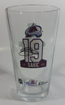 NHL Molson Canadian The Alumni 2001 Colorado Avalanche Stanley Cup Champions #19 Joe Sakic 5 3/4" Tall Glass Beer Cup