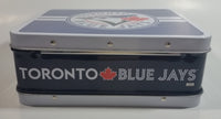 MLB Baseball Team Toronto Blue Jays "Ace" #00 Mascot Themed Blue Tin Metal Lunch Box