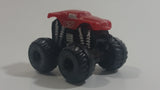 Unknown Brand Red Monster Truck #65 Miniature Plastic Die Cast Toy Car Vehicle