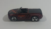 2001 Hot Wheels Company Cars Dodge Sidewinder Truck Burgundy Die Cast Toy Car Vehicle
