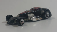 2003 Hot Wheels Heat Fleet Hammered Coupe Satin Black Die Cast Toy Car Hot Rod Vehicle