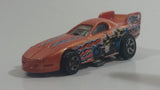 2000 Hot Wheels Speed Blaster Pontiac Firebird Funny Car Metalflake Orange Die Cast Toy Car Vehicle