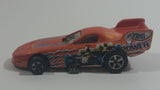 2000 Hot Wheels Speed Blaster Pontiac Firebird Funny Car Metalflake Orange Die Cast Toy Car Vehicle