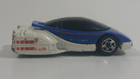 1996 Hot Wheels Space Agency HWSA Alien White & Blue Die Cast Toy Car Planetary Exploration Vehicle