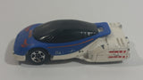 1996 Hot Wheels Space Agency HWSA Alien White & Blue Die Cast Toy Car Planetary Exploration Vehicle