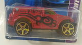 2006 Hot Wheels WWE Batista Power Panel Red Die Cast Toy Car Vehicle - New in Package - Partial Seal