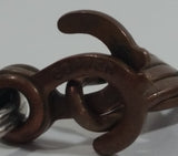 Unique Chain Link 7 1/4" Long Copper Metal Bracelet
