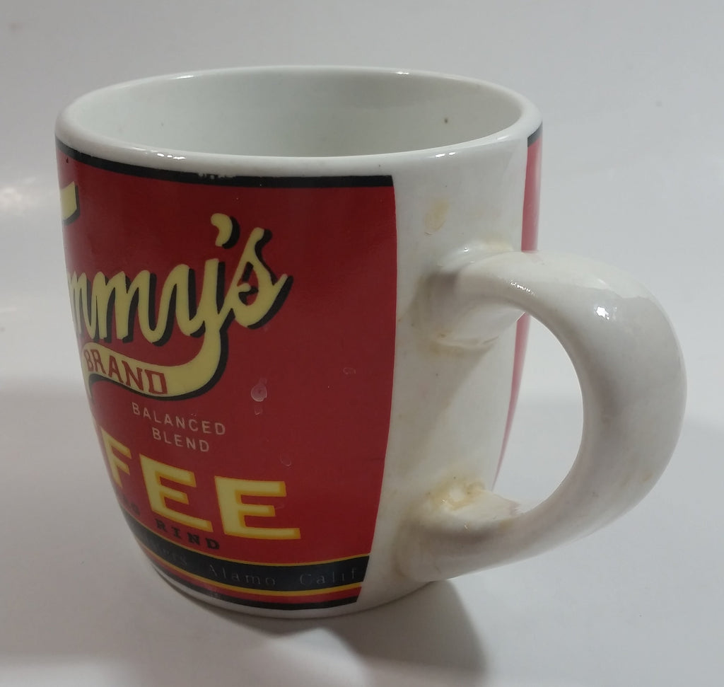 Tommy's Brand Balanced Blend Coffee Red Ceramic Coffee Mug Cup ...