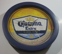 Corona Extra Beer La Cerveza Mas Fina 11" Round Blue Clock