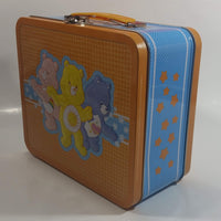 2010 Care Bears Cartoon Characters Embossed Tin Metal Lunch Box