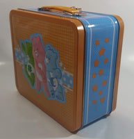 2010 Care Bears Cartoon Characters Embossed Tin Metal Lunch Box
