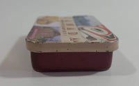 2003 Art CoCo Mint Company Canada Peppermints Pocket Size Tin Metal Container with Sliding Lid
