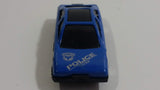 Unknown Brand Blue Police Cop "Super" Blue Die Cast Toy Car Vehicle Made in China