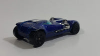 2018 Hot Wheels Exotics Twin Mill Metalflake Blue Die Cast Toy Car Vehicle