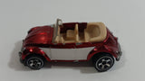 2006 Hot Wheels Classics Series 2 Volkswagen Beetle Convertible Spectraflame Red Die Cast Toy Car Vehicle