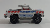 Majorette No. 228 Depanneuse Tow Truck 24HR Service  Emergency Road Service White Die Cast Toy Car Vehicle