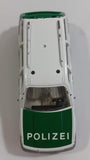 Siku No. 1076 VW Passat Variant GT Polizei Police Cop White and Green 1/55 Scale Die Cast Toy Car Rescue Emergency Vehicle with Opening Hatch Door