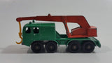 Vintage 1965 Matchbox Series Lesney Products 8 Wheel Crane Truck No. 30 Green Die Cast Toy Car Vehicle Made in England