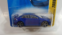 2008 Hot Wheels 2008 First Editions 2008 Lancer Evolution Blue Die Cast Toy Car Vehicle - New in Package Sealed