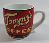 Tommy's Brand Balanced Blend Coffee Red Ceramic Coffee Mug Cup