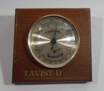 Vintage Tavist-D Wooden Cased Thermometer Temperature Humidity Gauge Medical Drug Salesman Promotional Item