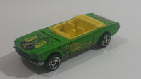 2000 Hot Wheels '65 Mustang Convertible Classic Rock Lime Green Die Cast Toy Car Vehicle