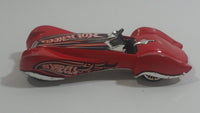 2001 Hot Wheels Logo Motive Phantastique Enamel Red Die Cast Toy Car Vehicle